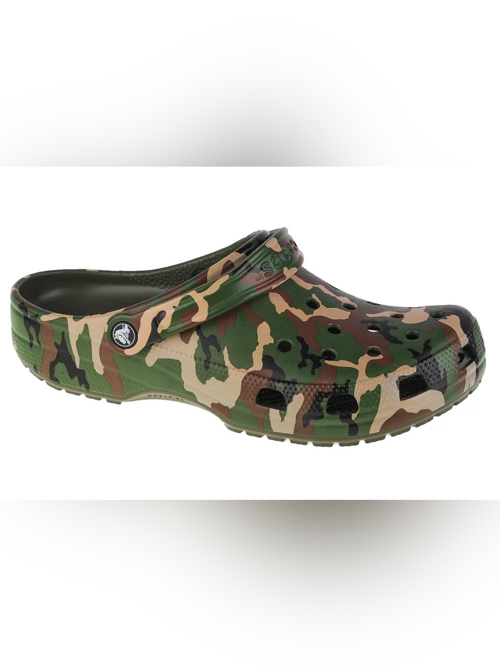 Crocs Unisex Classic Printed Camo Clog army/green/multi 206454-3TC M10 W12